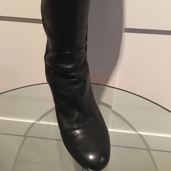 Tristan Leather Over the Knee Boots - Picture 5 of 13